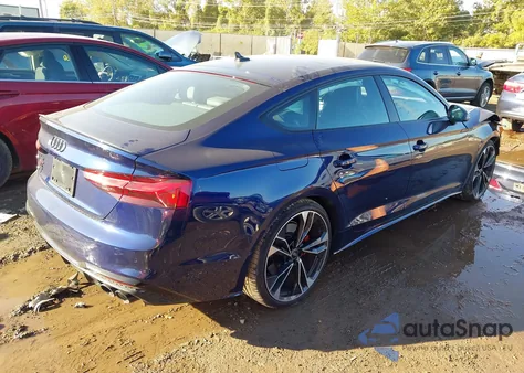 2024 Audi S5 Sportback Prestige Tfsi Quattro Tiptronic z USA, uszkodzony, nr VIN WAUB4DF5XRA092956
